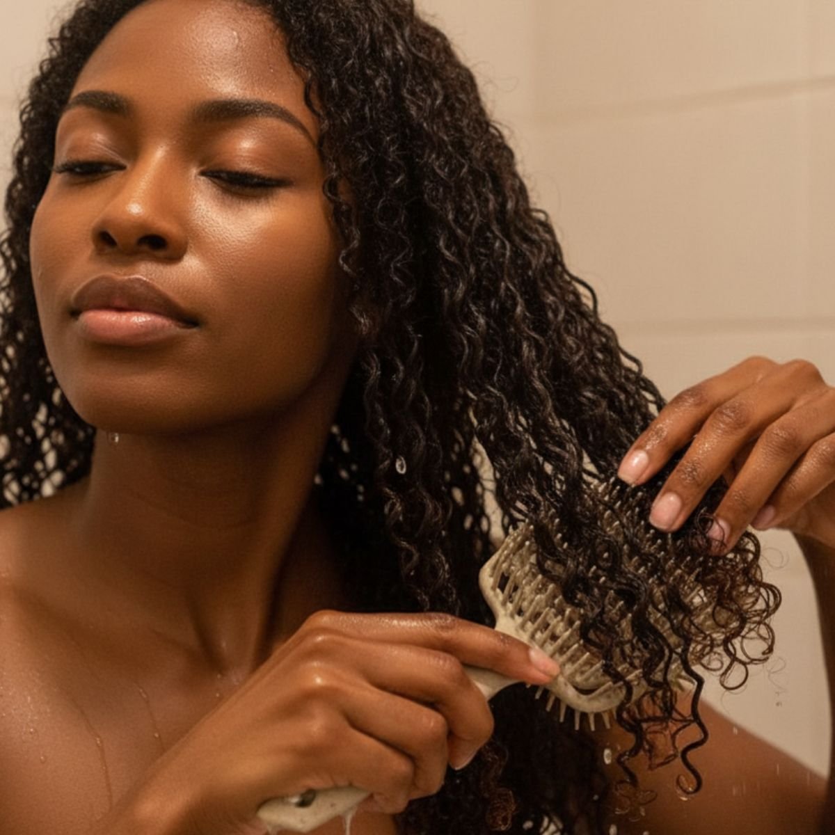 Brosse démêlante : démêler ses boucles sans casse et retenir la longueur