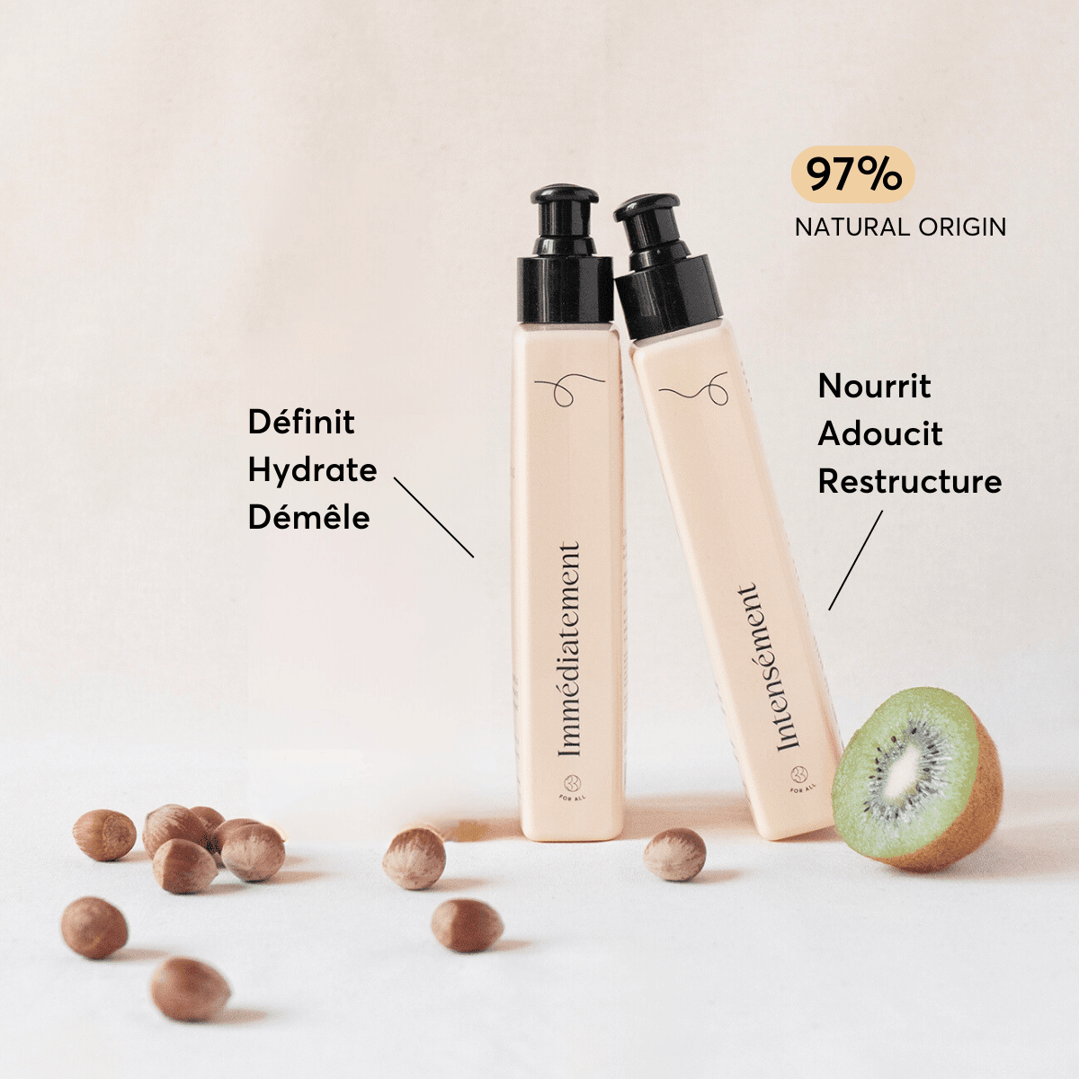 Masque et soin crème pour cheveux bouclés qui définit, hydrate, démêle, nourrit, adoucit et restructure les boucles pour une texture lisse et souple