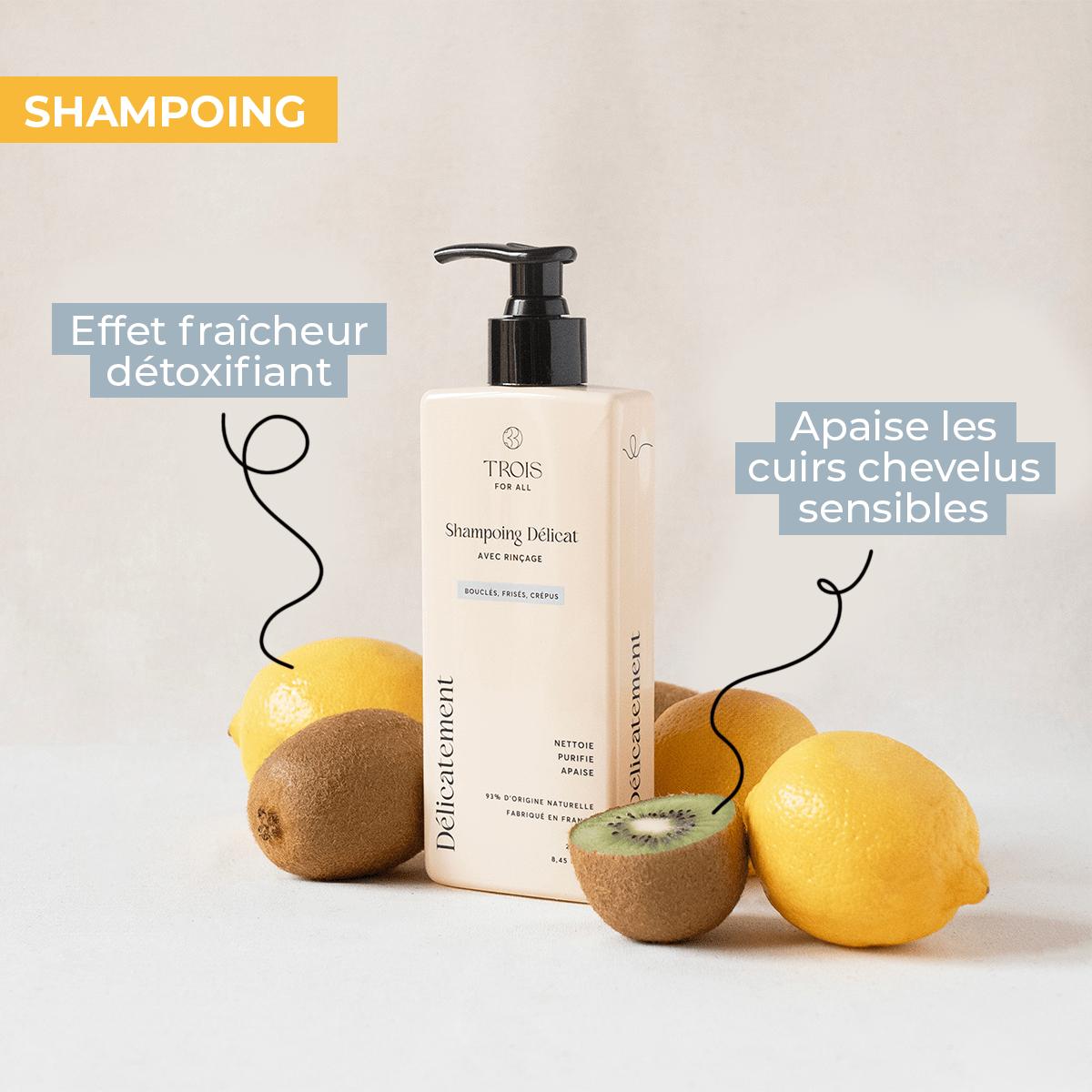 Meilleur shampoing cheveux bouclés qui détoxifie les cheveux en apaisant le cuir chevelu