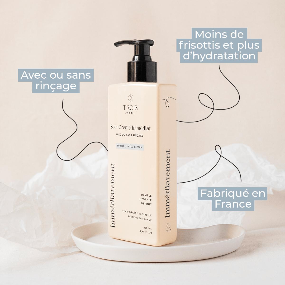 Le Soin Crème cheveux bouclés de Trois for all
