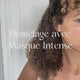 Démo du démêlage avec la brosse pour cheveux bouclés et le masque intense